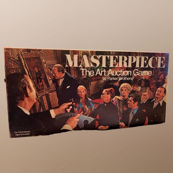 Vintage 1970 Paker Brothers Masterpeice The Art Auctiion Game Complete - Picture 6 of 11